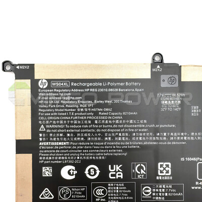 New Genuine WS04XL OEM Battery for HP Spectre X360 Convertible 14
