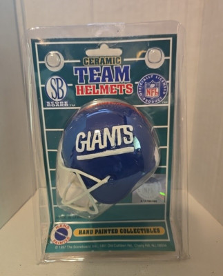 NEW YORK GIANTS 1997 CERAMIC HAND PAINTED TEAM HELMET - SCORE BOARD INC