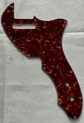 Custom For Fender Telecaster Thinline/Tele 69 Guitar Pickguard Red Tortoise