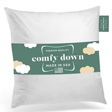 ComfyDown - Euro Square Pillow Insert FEATHER / DOWN  Sham Stuffer - ALL SIZES!!
