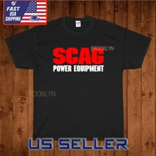 NEW SHIRT SCAG POWER EQUIPMENT LOGO T-SHIRT FUNNY AMERICAN USA SIZE S-5XL