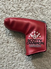 Scotty Cameron Design Blade Milled Putters Golf Head Cover Grey/Red