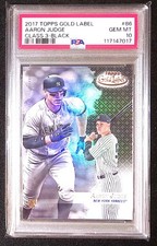 2017 Topps Gold Label - Aaron Judge #86 Class 3 Black SSP POP 3!!