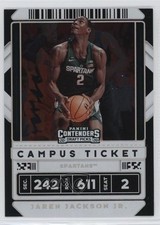 2020 Panini Contenders Draft Picks Variation Campus Ticket Jaren Jackson Jr 17t2