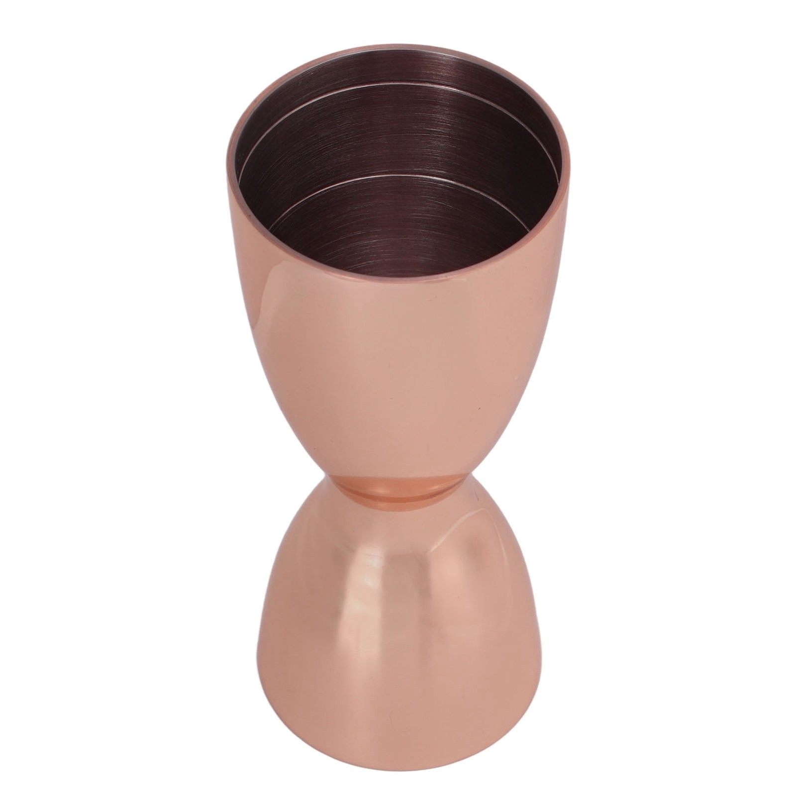 Copper Plated Cocktail Double Jigger Wine Measuring Cup Bar Bartending Meas BAJ