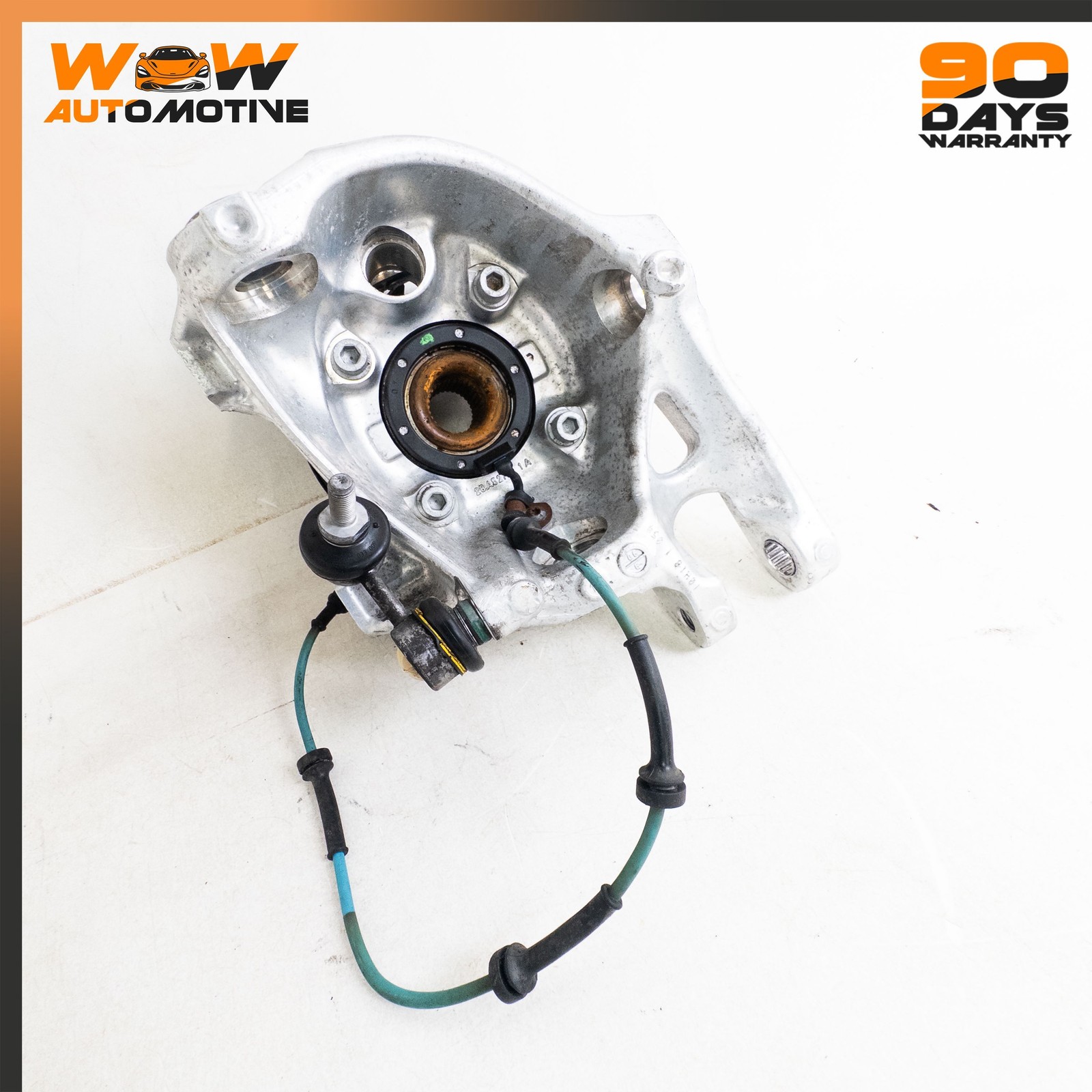 08-19 MASERATI GRANTURISMO REAR RIGHT PASSENGER SIDE SPINDLE KNUCKLE HUB OEM