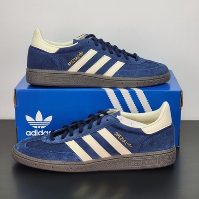Adidas Handball Spezial Men's Size 9 Athletic Shoes Blue OFF White