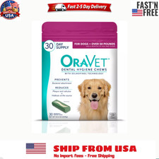 OraVet Hygiene Dental Chews for Large Giant Dogs, over 50-lbs, 30 count