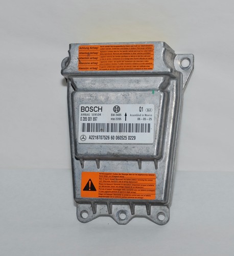 Mercedes W221 Auslösegerät Airbag Airbagsteuergerät Bosch A2218707526 Original