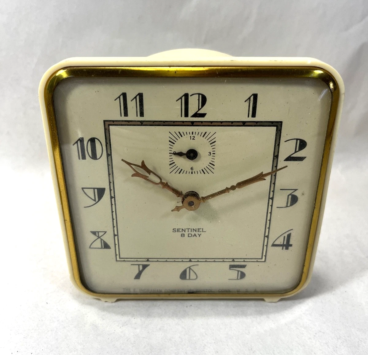vintage ingraham clock products for sale | eBay