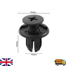 FIT JAGUAR Wheel Arch Liner Splash Guard Trim Fixing Clips Screw 