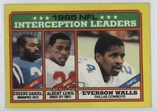 1986 Topps League Leaders Eugene Daniel Albert Lewis Everson Walls #229 9cd