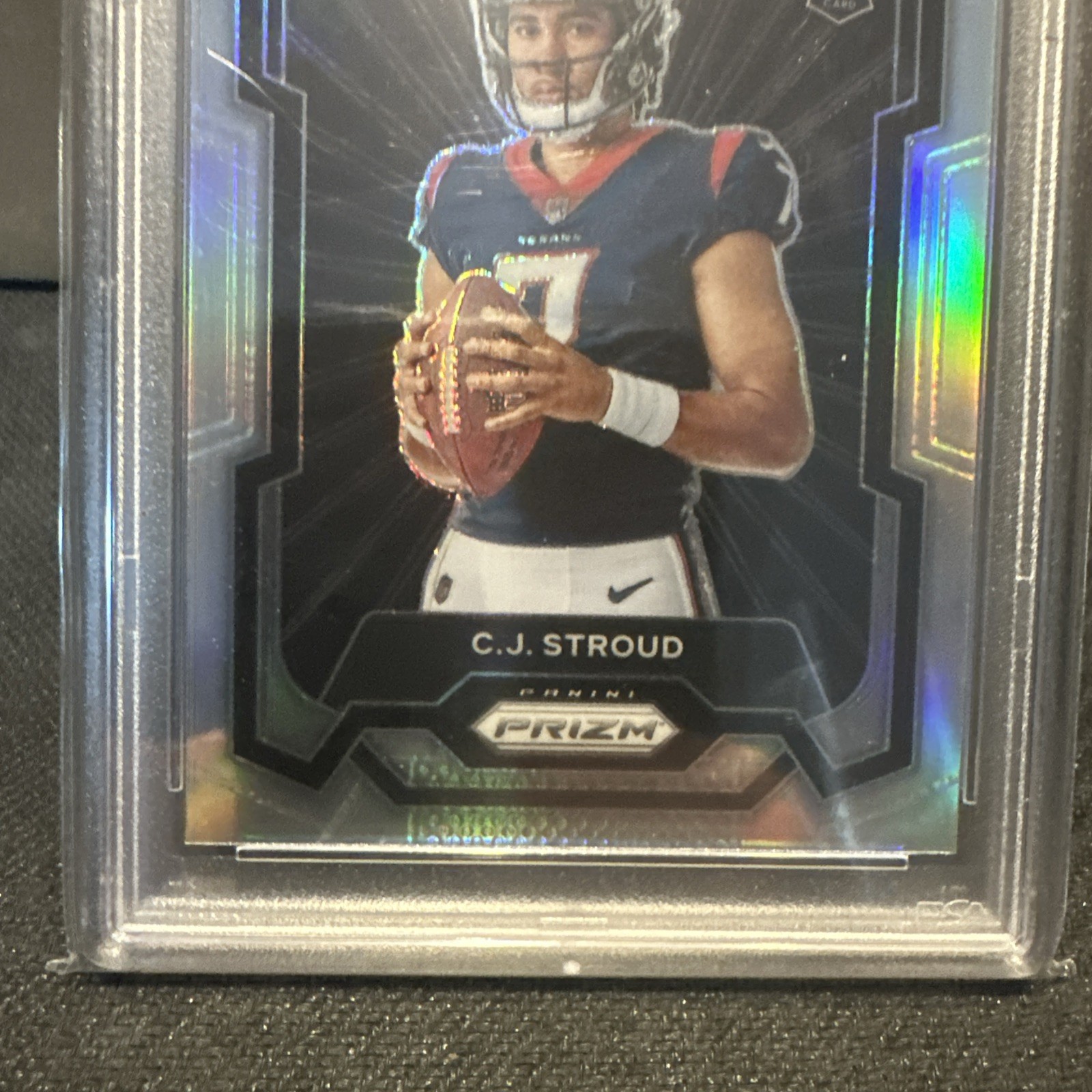 Panini 2023 Prizm Rookie Variation Silver Prizm C.J. Stroud #302 PSA 10 view 4