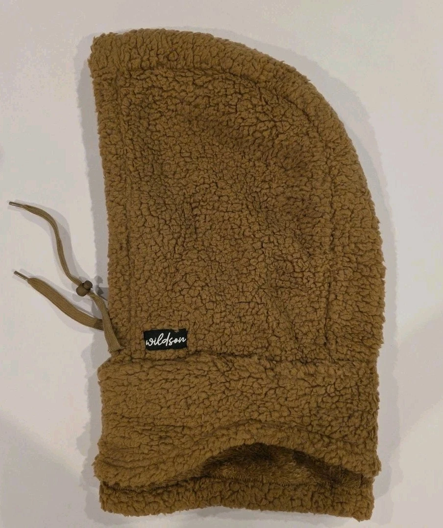 Wildson Mountain Goods Sherpa Hood 2.0 (balaclava) Driftwood, OS (adult)