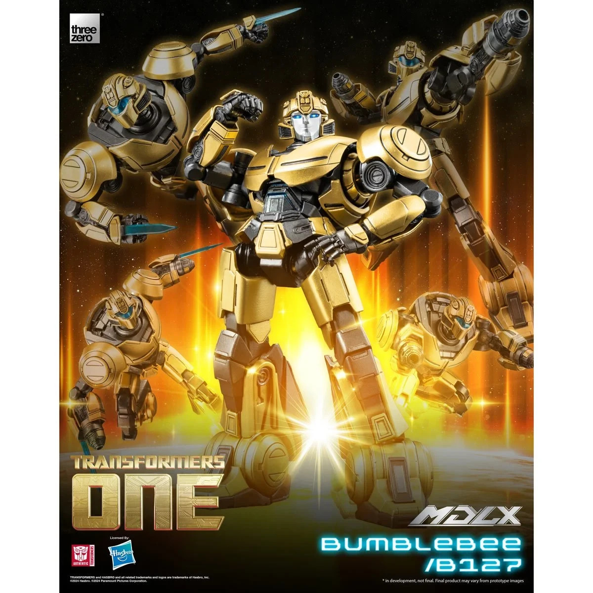 Transformers One Bumblebee B127 MDLX Action Figure, 46 Points of