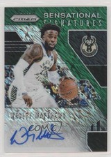 2019-20 Panini Prizm FOTL Green Shimmer 24/25 Wesley Matthews #SS-WMT Auto ow1