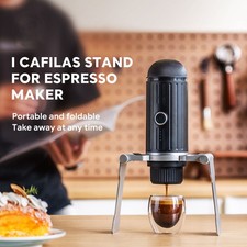 A-Portable Foldable Coffee Machine Stand Lightweight Aluminum For Office Home