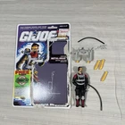 Hasbro GI Joe ARAH Figure 1990 Metal-Head w/ Some Accessories & Full Card Back