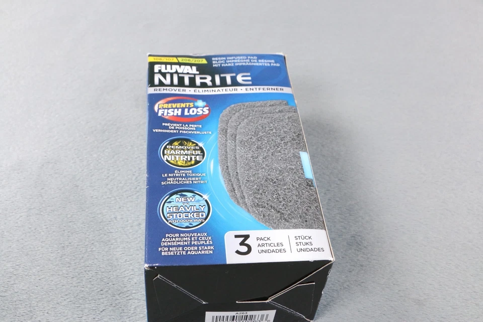 Fluval Nitrite Remover Filter Pad 3 Pack for 106/107 & 206/207 Aquarium Canister - Image 4 of 4