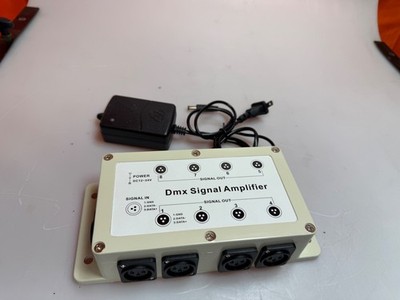 NEW DL DIODE LED Di-1804 DMX 8-WAY SPLITTER SIGNAL AMPLIFIER *FREE SHIPPING*