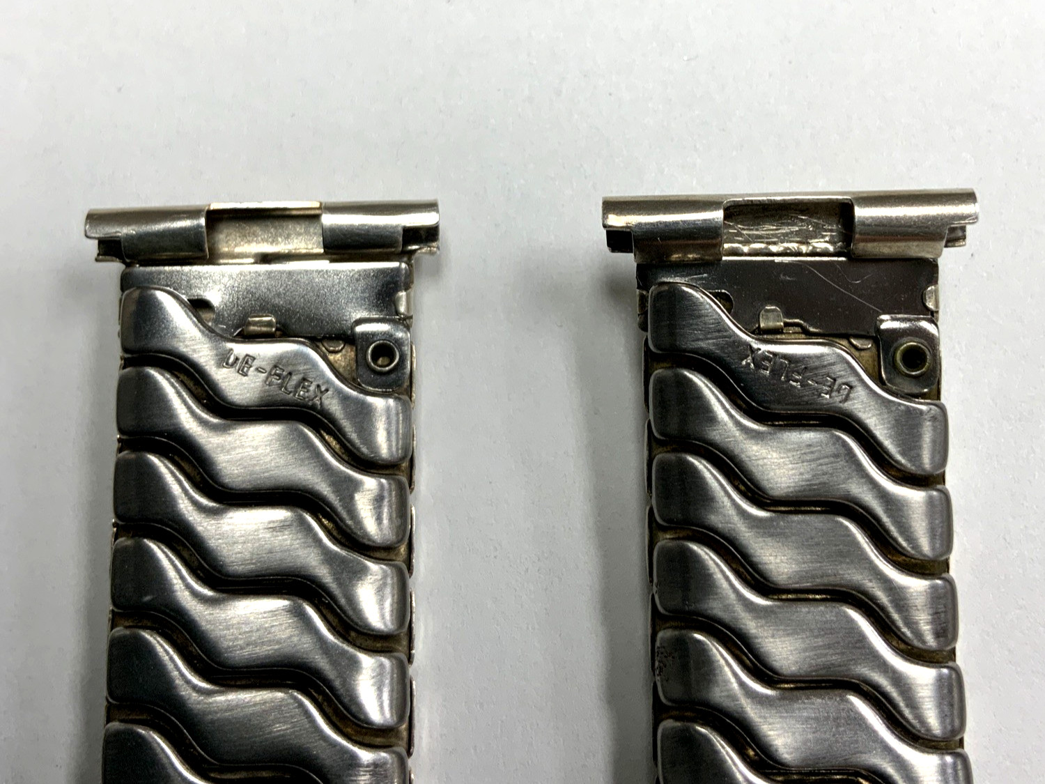 Sterling Silver Capped stretchable Stainless band… - image 7