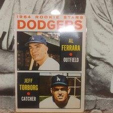 Topps 1964 Rookie Stars #337 Al Ferrara Jeff Torborg Dodgers
