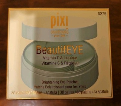 Pixi BeautifEYE Brightening Eye Patches with Vitamin C 60ct (i2) UNOPENED BOX 