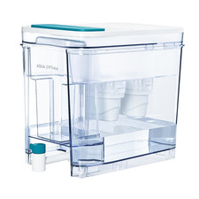 Large Filtered Water Dispenser with 6 Filters by Aqua Optima Perfect Pour