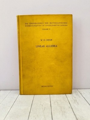 Linear Algebra 2nd Ed Greub Graduate Text Springer Grundlehren 1963 HC Math Vnt