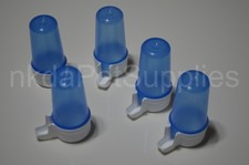 60ml /cc Bird Cage Feeder Water Drinker blue For Canary Finch Budgie etc