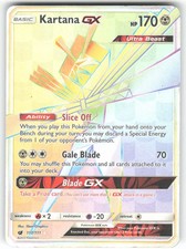 Kartana GX 117/111 Rainbow Rare Crimson Invasion Pokemon Holo Moderately Played on eBay