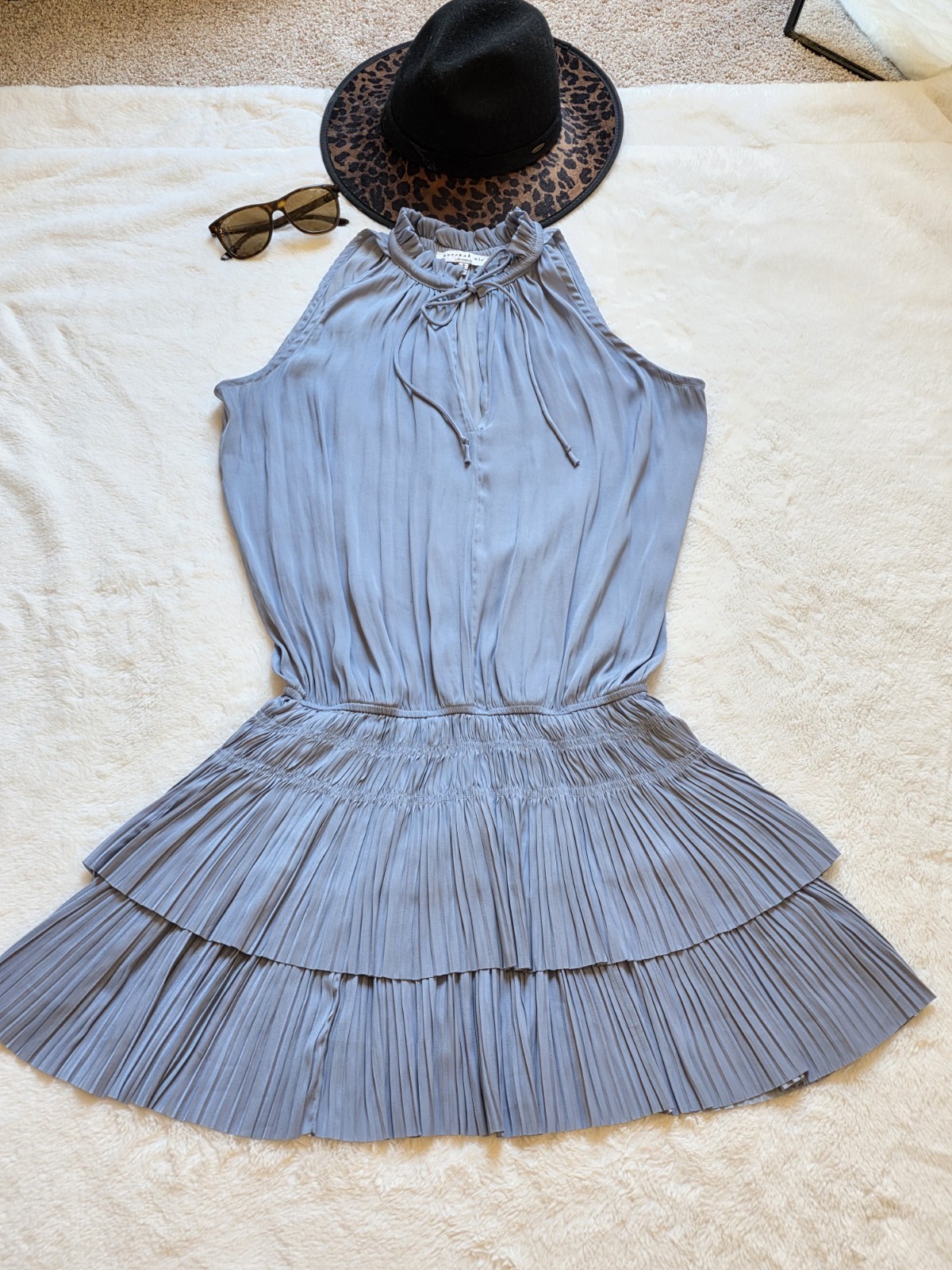 current air los angeles Solid Splitter Neck Sleev… - image 6