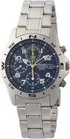 Seiko Chronograph SND379P1 SND379P Blaues Zifferblatt Edelstahl Quarz Herren