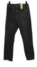 BDG Women's Jeans W 27 in Black Cotton with Elastane Straight