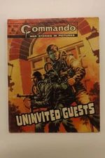 COMMANDO COMIC WAR STORIES IN PICTURES No.1082 UNINVITED GUESTS 1976 GN5127