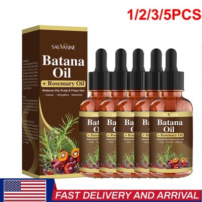 3/5PCS Batana Oil Serum For Hair Growth Anti-Hair Loss Damaged Hair Root Repair