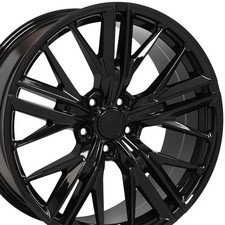 20x8.5 20x9.5 Gloss Black Rims Set Fit 5th Gen Camaro - Zl1 Style 20x8.5 20x9.5 Gloss Black Rims Set Fit 5th Gen Camaro - Zl1 Style