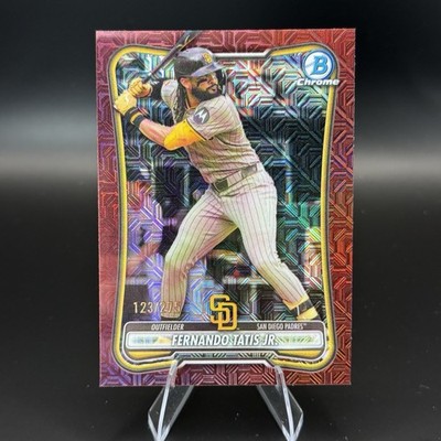 2026 Bowman Baseball Fernando Tatis Jr  Burgundy Mojo /275
