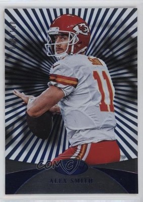 2013 Certified Platinum Blue /100 Alex Smith #61 v4w