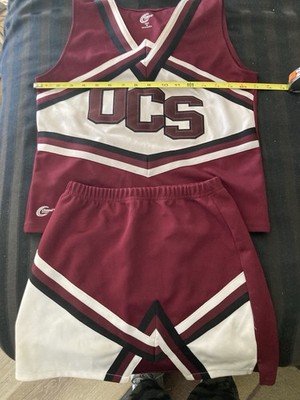Fb- Varsity Cheerleader Uniform 2-pc   Chasse  Sport Med/Sm