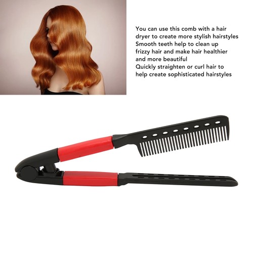 3Pcs V Shaped Styling Hair Comb High Temperature Resistant Hair Straightenin L2S - Picture 6 of 24
