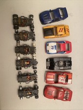 Vintage Lot of AFX Slot Car Slotcar Chassis , Parts, Body HO