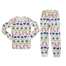 Hanna Andersson Holiday Candy Cane Pajamas size 4