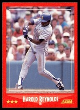 1988 Score Harold Reynolds Seattle Mariners #277
