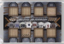 2022 Leaf Lumber Silver Sluggers Relics /30 Jorge Posada Carlos Delgado HOF 0s3