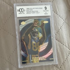 Collector's Edge Masters Torry Holt RM25 Rookie Insert St. Louis Rams NFL #/3000