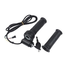 Throttle Handlebar 5Pin Pair with Power Lock Compatible with Electric Bike