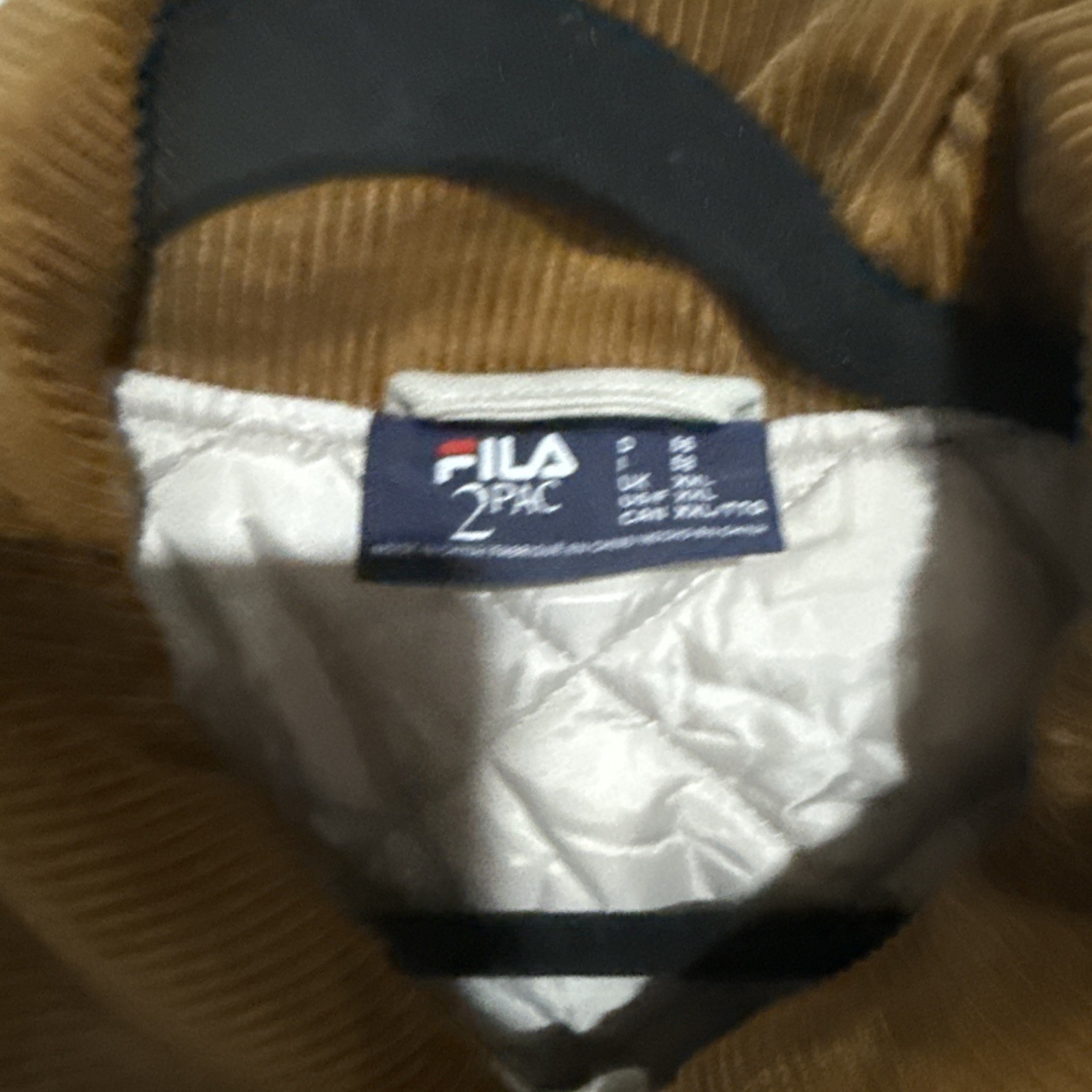 FILA x 2pac Jacket 2022 Tupac 2PAC Hip Hop Rap Sz Men’s Xxl