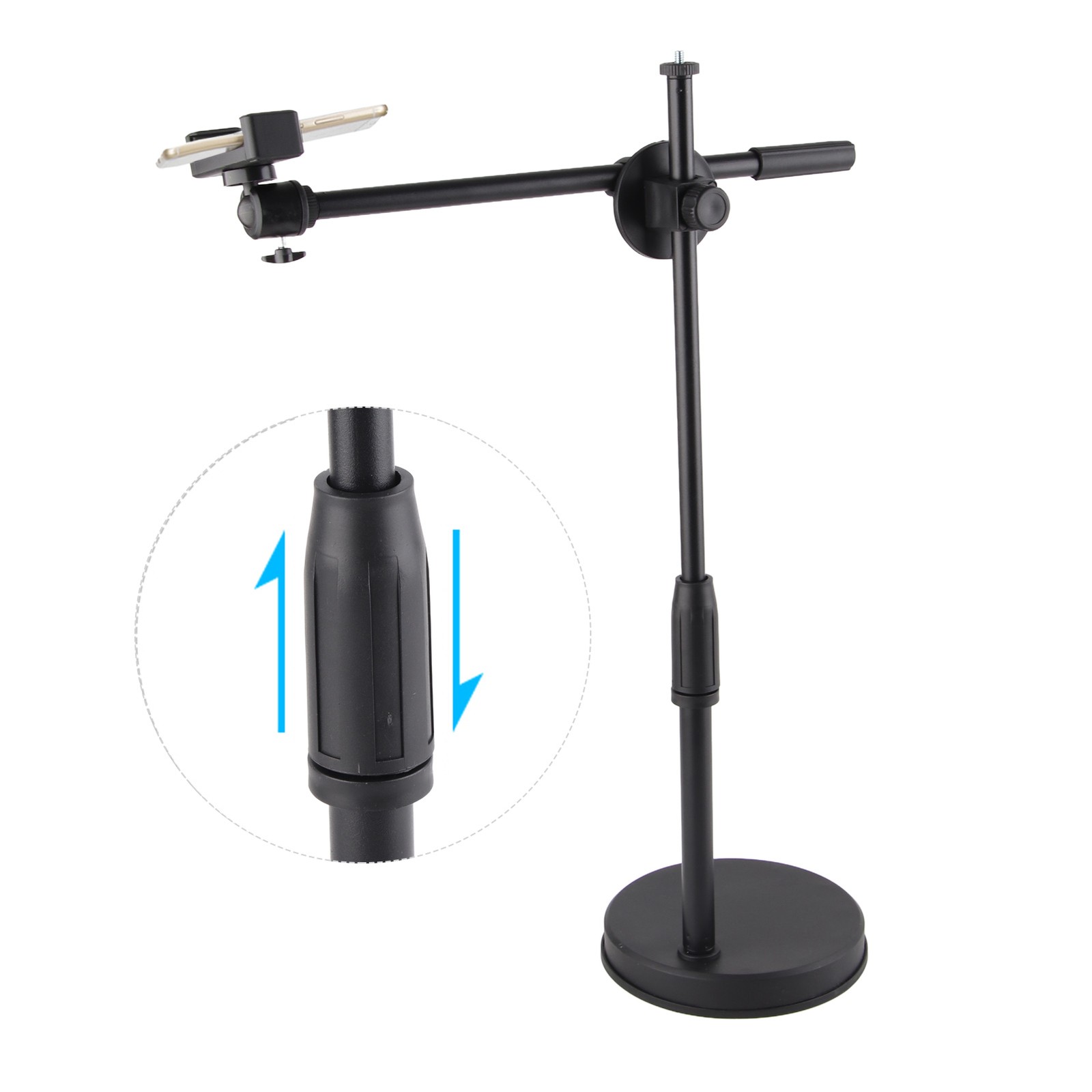 Desktop Photography Phone Holder Bracket Arm Bracket Stand For Photo Video Shoot