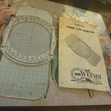 WEEMS DALTON ARMY AIR FORCES TYPE E-6B AERIAL DEAD RECKONING COMPUTER With Rules
